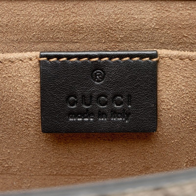 Gucci GG Supreme Small Padlock Shoulder Bag (SHF-rqVDip) - Barde - Image 8
