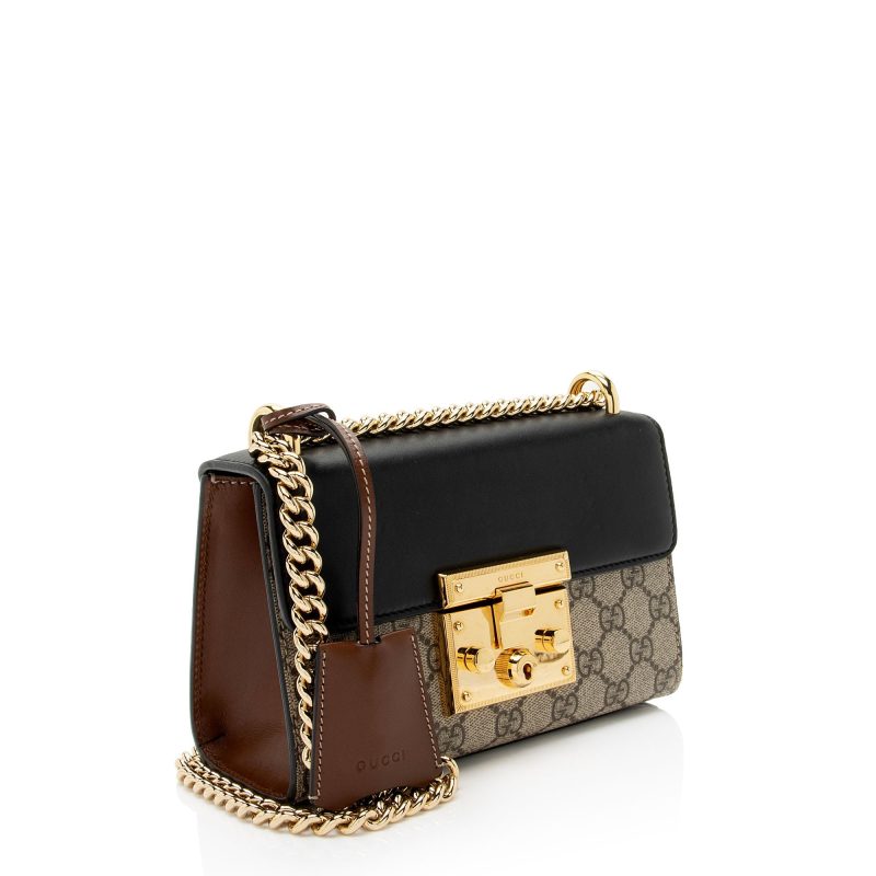 Gucci GG Supreme Small Padlock Shoulder Bag (SHF-rqVDip) - Barde - Image 2