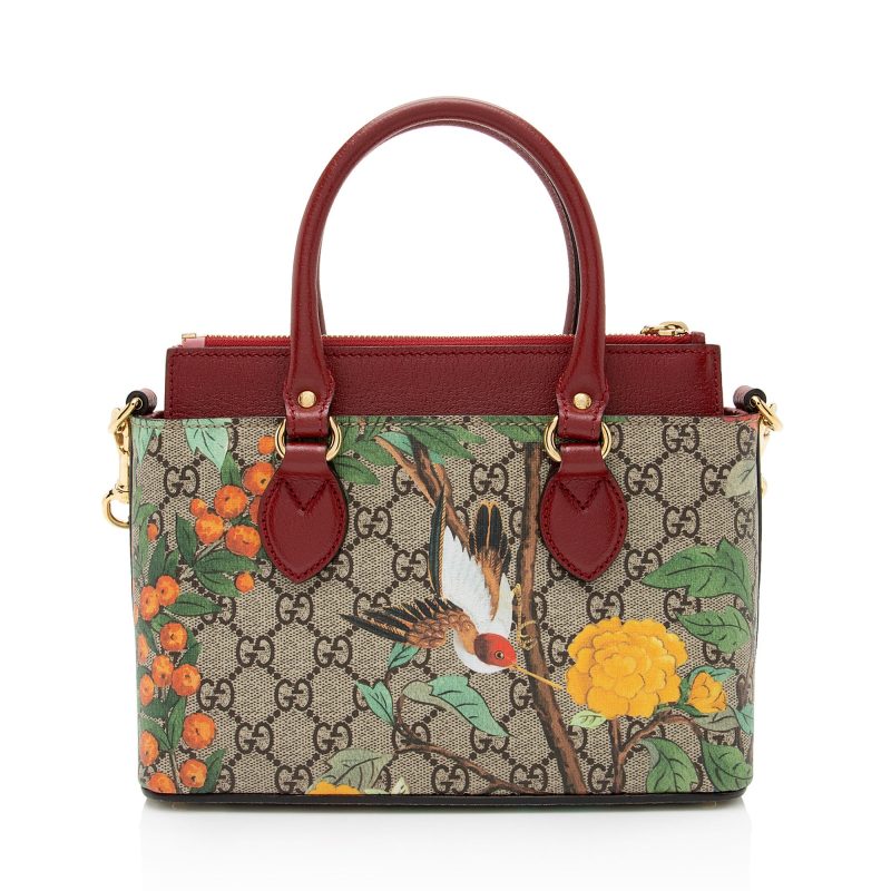 Gucci GG Supreme Tian Mini Zip Tote (SHF-Z1Faab) - Barde - Image 3