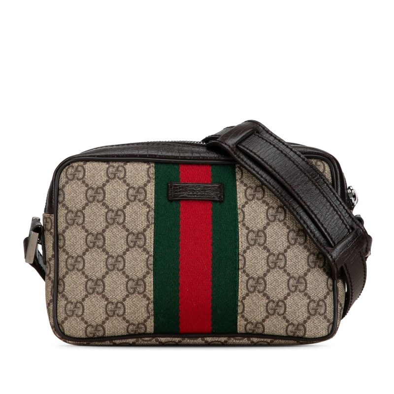 Gucci GG Supreme Web Crossbody (SHG-YOvnW5) - Barde