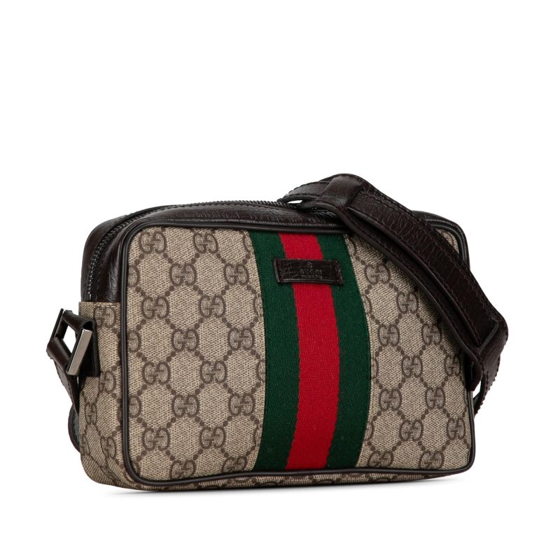 Gucci GG Supreme Web Crossbody (SHG-YOvnW5) - Barde - Image 2