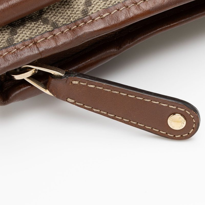 Gucci GG Supreme Web Loop Flat Small Messenger (SHF-2FmbPb) - Barde - Image 9