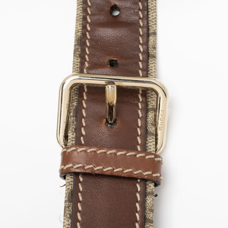 Gucci GG Supreme Web Loop Flat Small Messenger (SHF-2FmbPb) - Barde - Image 10
