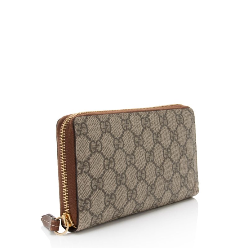 Gucci GG Supreme Zip Around Wallet (SHF-KJ2Sha) - Barde - Image 2
