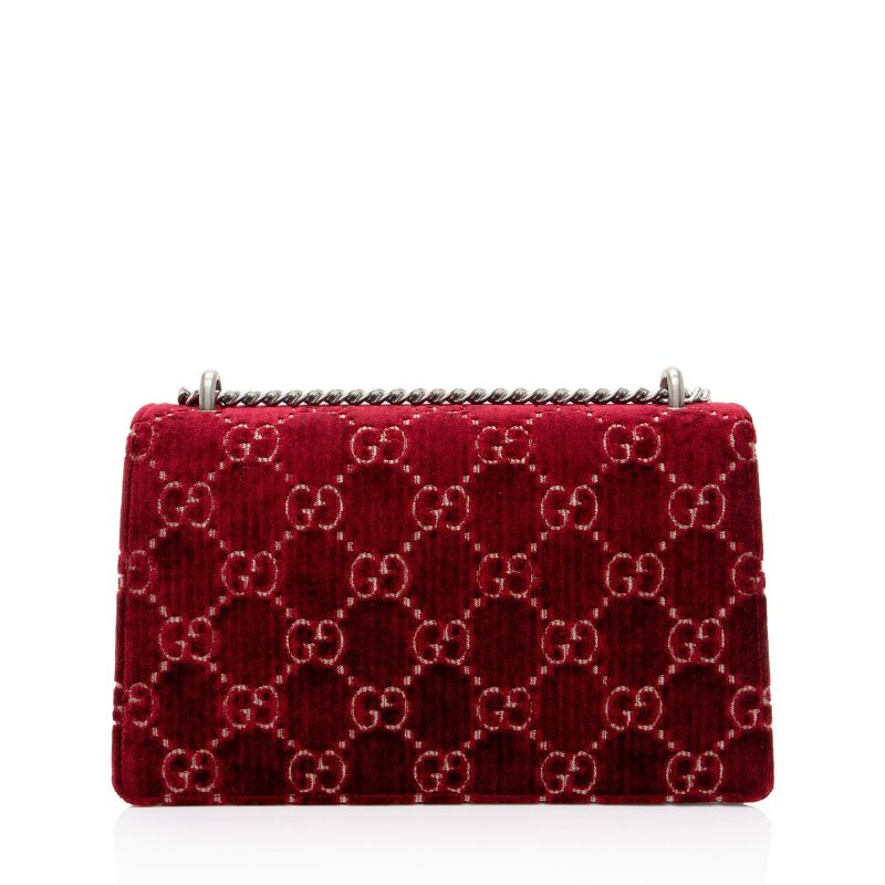 Gucci GG Velvet Dionysus Small Shoulder Bag (SHF-kIQQ0H) - Barde - Image 3
