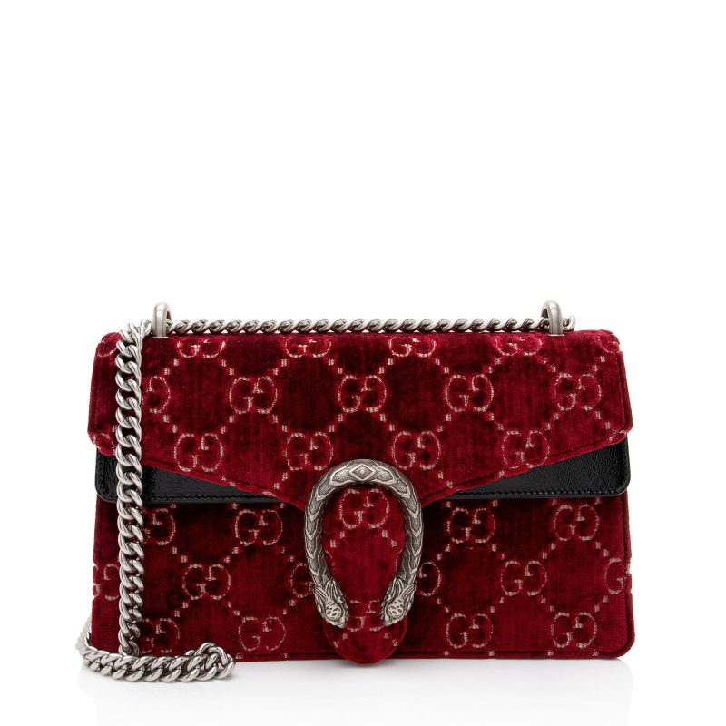 Gucci GG Velvet Dionysus Small Shoulder Bag (SHF-kIQQ0H) - Barde