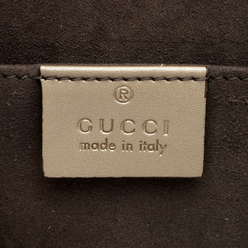 Gucci Galassia Leather Padlock Small Shoulder Bag (SHF-Tu7mRP) - Barde - Image 8
