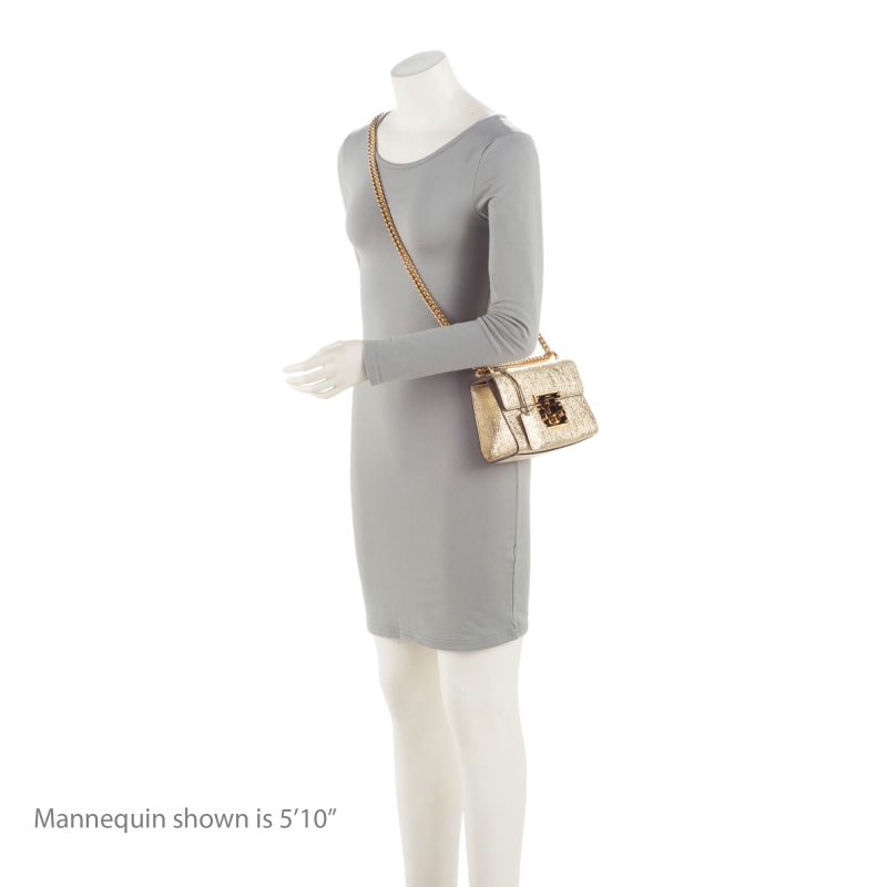 Gucci Galassia Leather Padlock Small Shoulder Bag (SHF-Tu7mRP) - Barde - Image 5