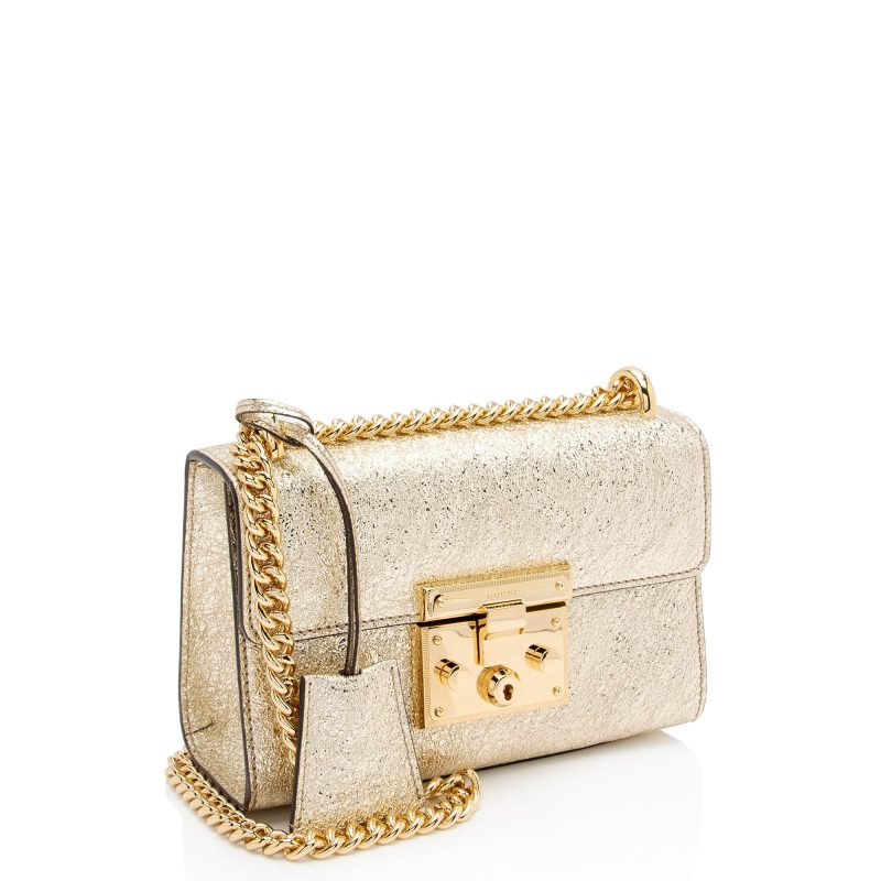 Gucci Galassia Leather Padlock Small Shoulder Bag (SHF-Tu7mRP) - Barde - Image 2