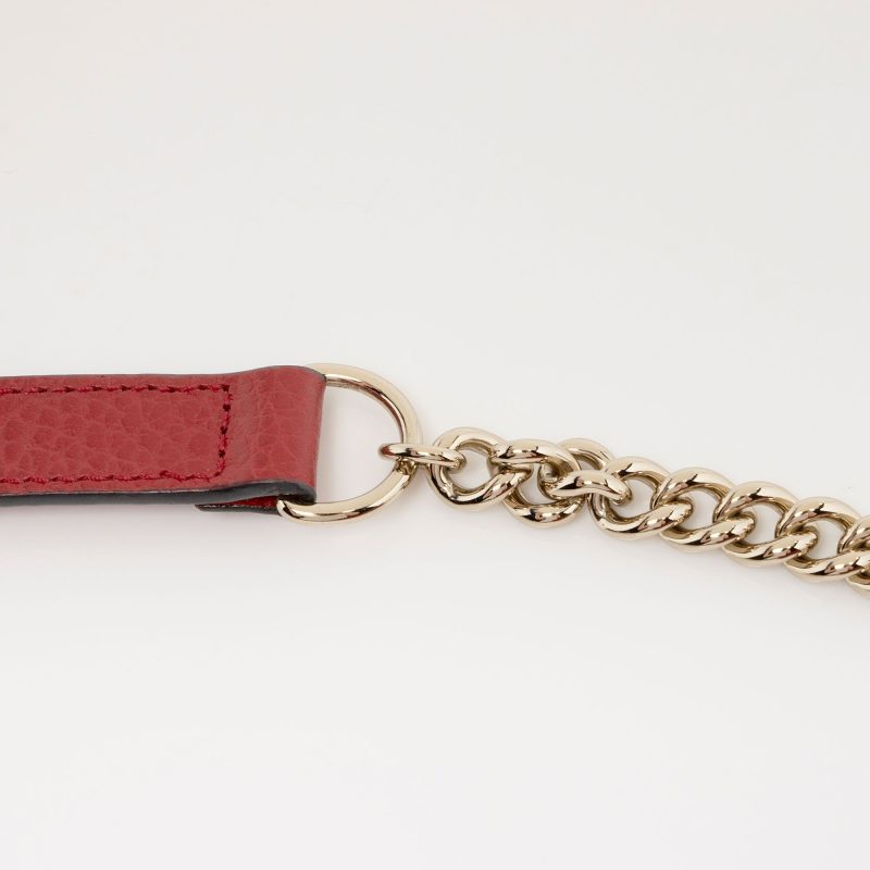 Gucci Grained Calfskin Interlocking G Chain Wallet (SHF-SJaalH) - Barde - Image 10