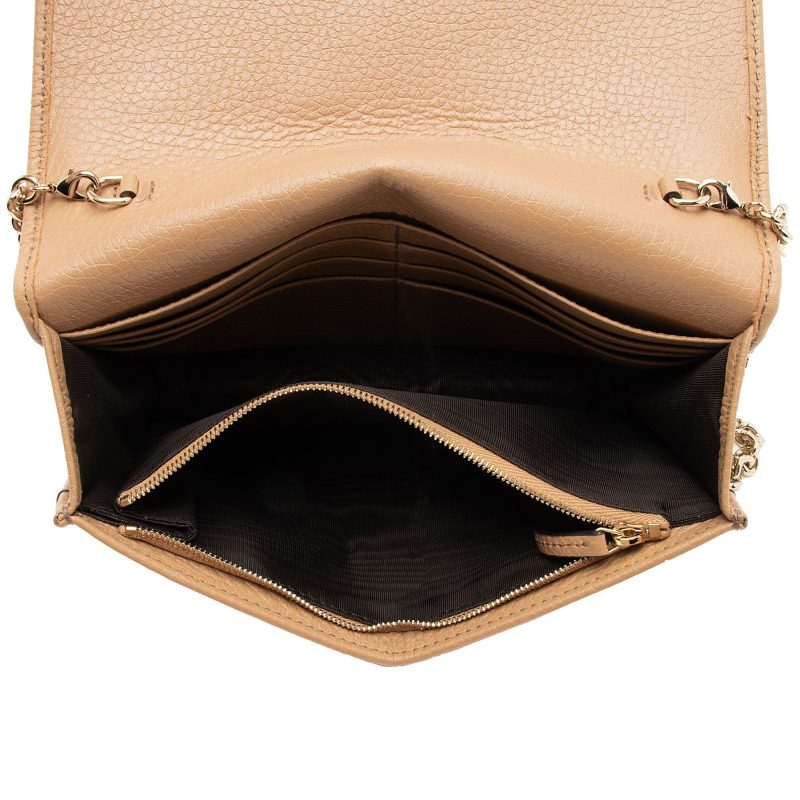 Gucci Grained Leather Soho Wallet on Chain (SHF-ipdVXC) - Barde - Image 7