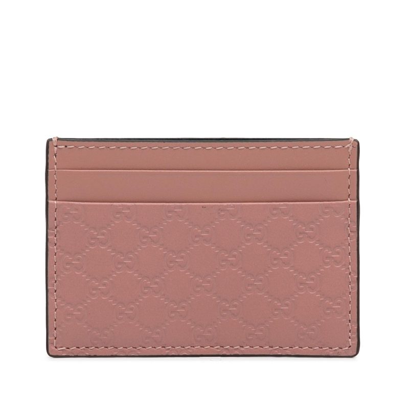 Gucci Guccissima Card Holder (SHG-MheP6T) - Barde