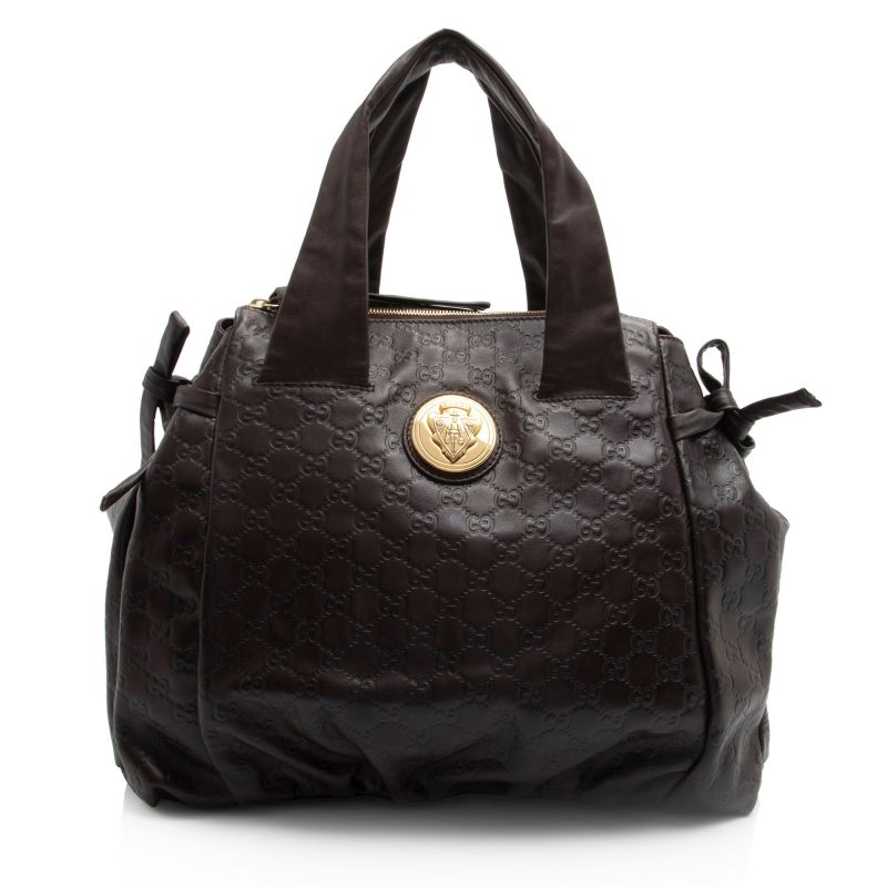 Gucci Guccissima Leather Hysteria Tote (SHF-U9A7KY) - Barde