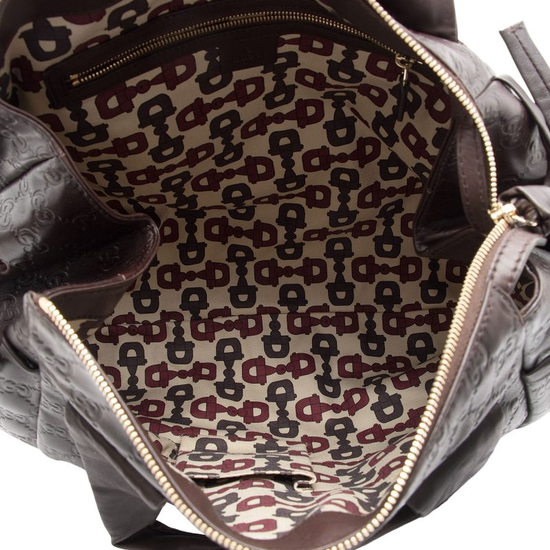 Gucci Guccissima Leather Hysteria Tote (SHF-U9A7KY) - Barde - Image 7