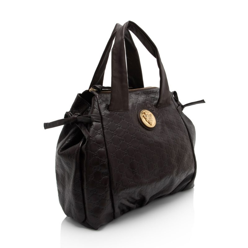 Gucci Guccissima Leather Hysteria Tote (SHF-U9A7KY) - Barde - Image 2