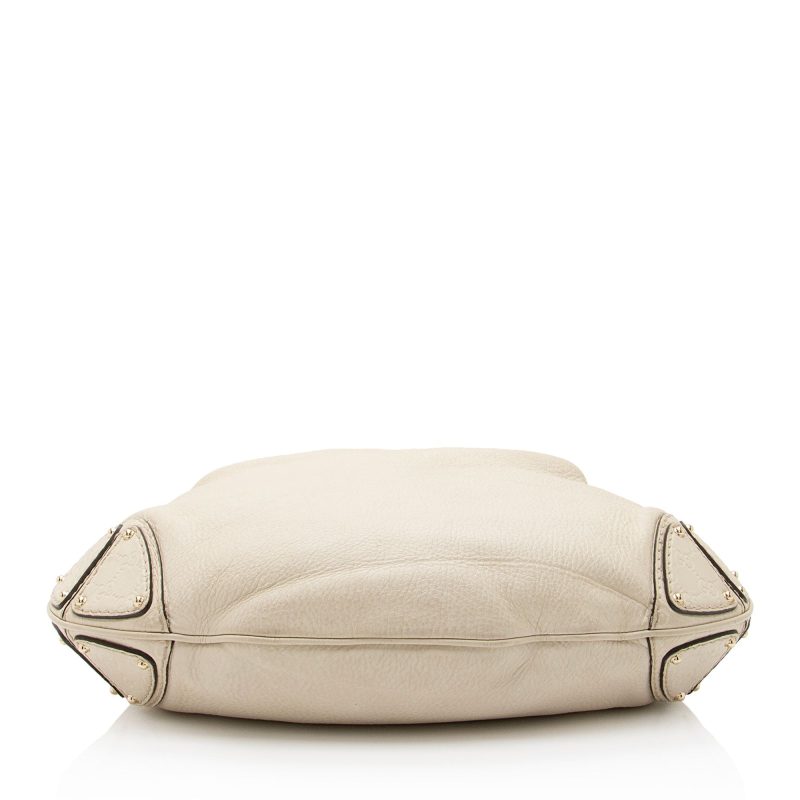 Gucci Guccissima Leather Bamboo Indy Large Satchel (SHF-M8NqdH) - Barde - Image 4