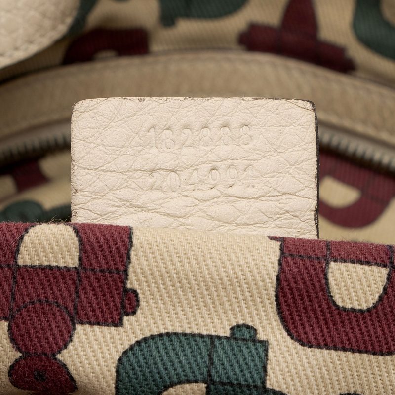 Gucci Guccissima Leather Bamboo Indy Large Satchel (SHF-M8NqdH) - Barde - Image 6