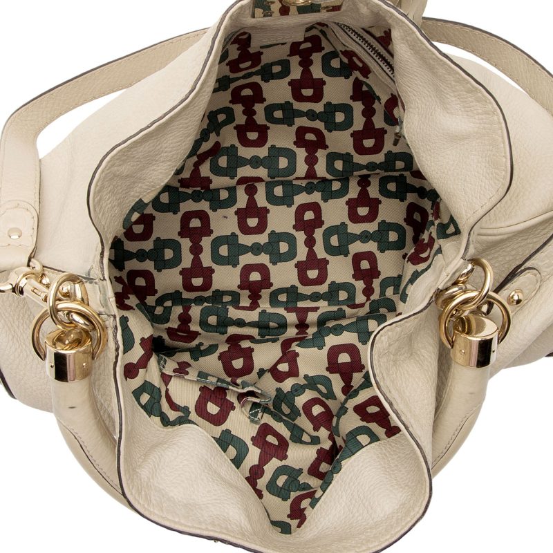 Gucci Guccissima Leather Bamboo Indy Large Satchel (SHF-M8NqdH) - Barde - Image 7