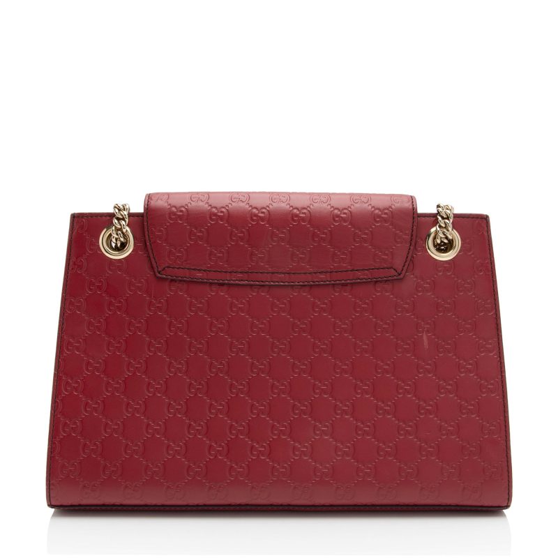 Gucci Guccissima Leather Emily Large Shoulder Bag (SHF-sGVPro) - Barde - Image 3