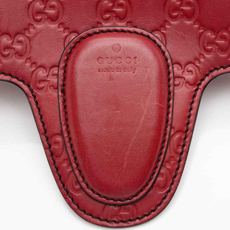 Gucci Guccissima Leather Emily Large Shoulder Bag (SHF-sGVPro) - Barde - Image 10