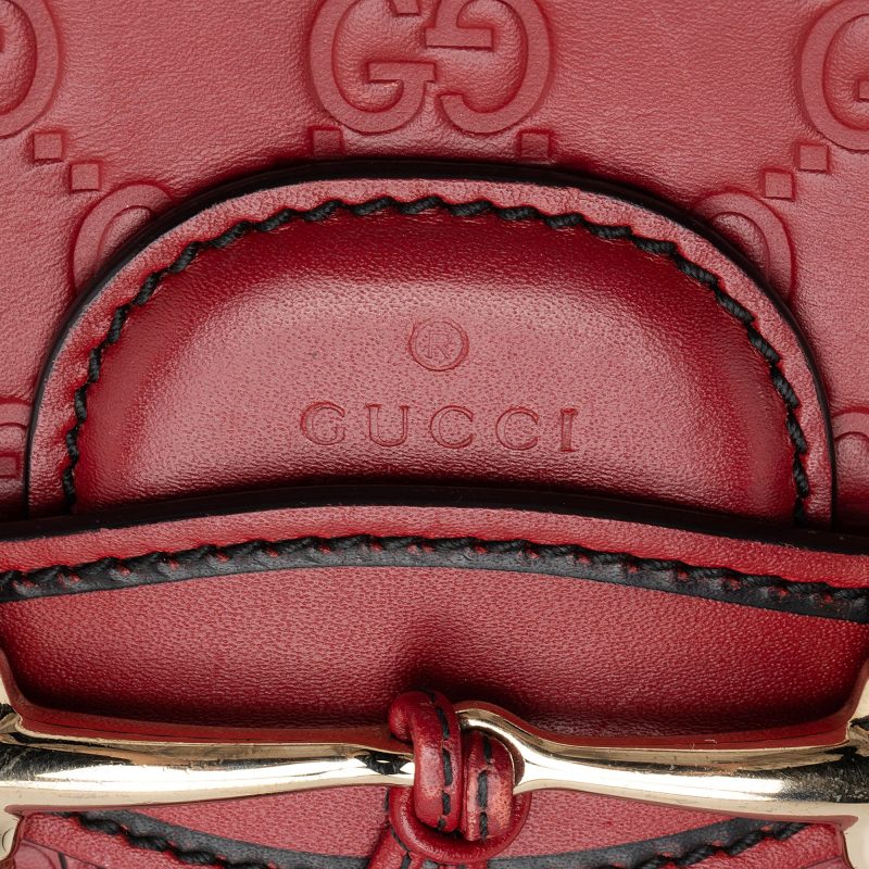 Gucci Guccissima Leather Emily Large Shoulder Bag (SHF-sGVPro) - Barde - Image 8