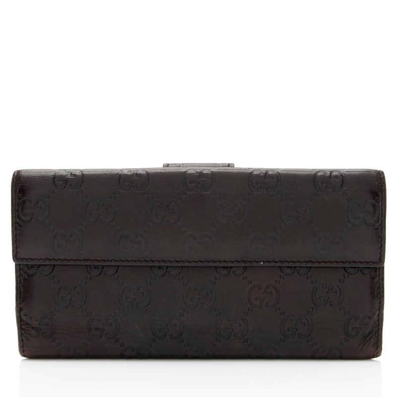 Gucci Guccissima Leather Heart Script Continental Wallet (SHF-RHYBgb) - Barde - Image 3