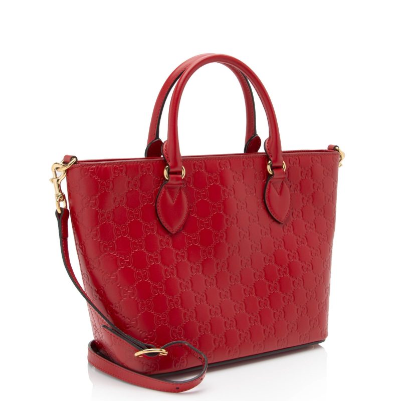 Gucci Guccissima Leather Signature Medium Tote (SHF-yGmr7n) - Barde - Image 2