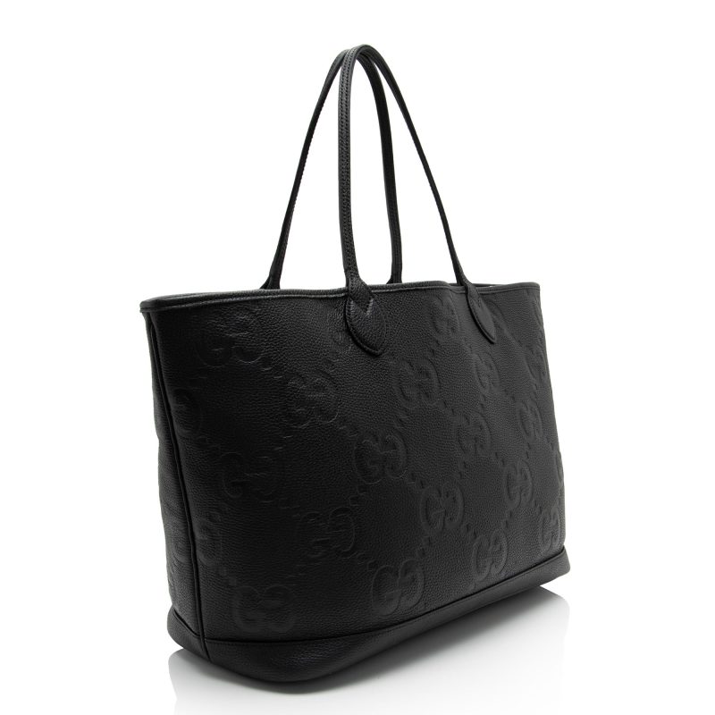 Gucci Jumbo GG Leather Large Tote (SHF-LAljvZ) - Barde - Image 2