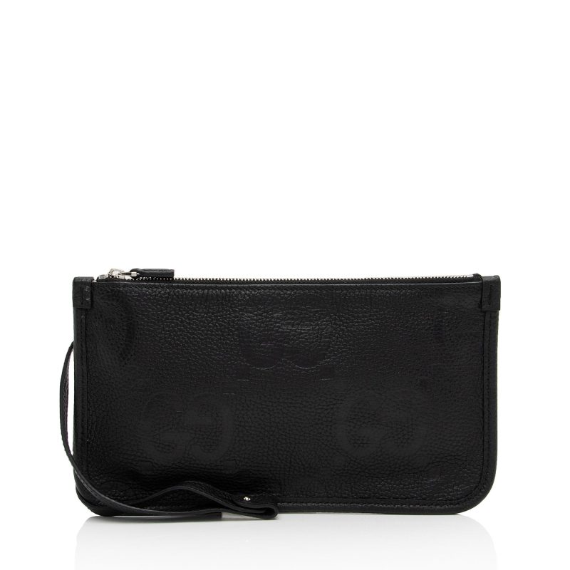 Gucci Jumbo GG Leather Pochette (SHF-uWY65R) - Barde