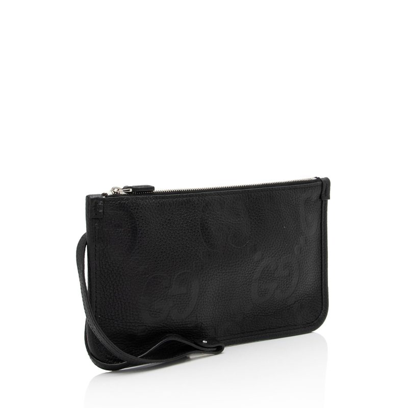Gucci Jumbo GG Leather Pochette (SHF-uWY65R) - Barde - Image 2