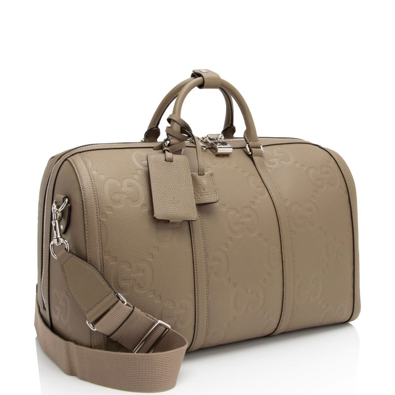 Gucci Jumbo GG Leather Small Duffle Bag (SHF-sZdAaV) - Barde - Image 2
