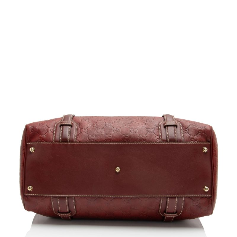 Gucci Guccissima Leather 85th Anniversary Horsebit Boston Bag (SHF-6tFCDk) - Barde - Image 4