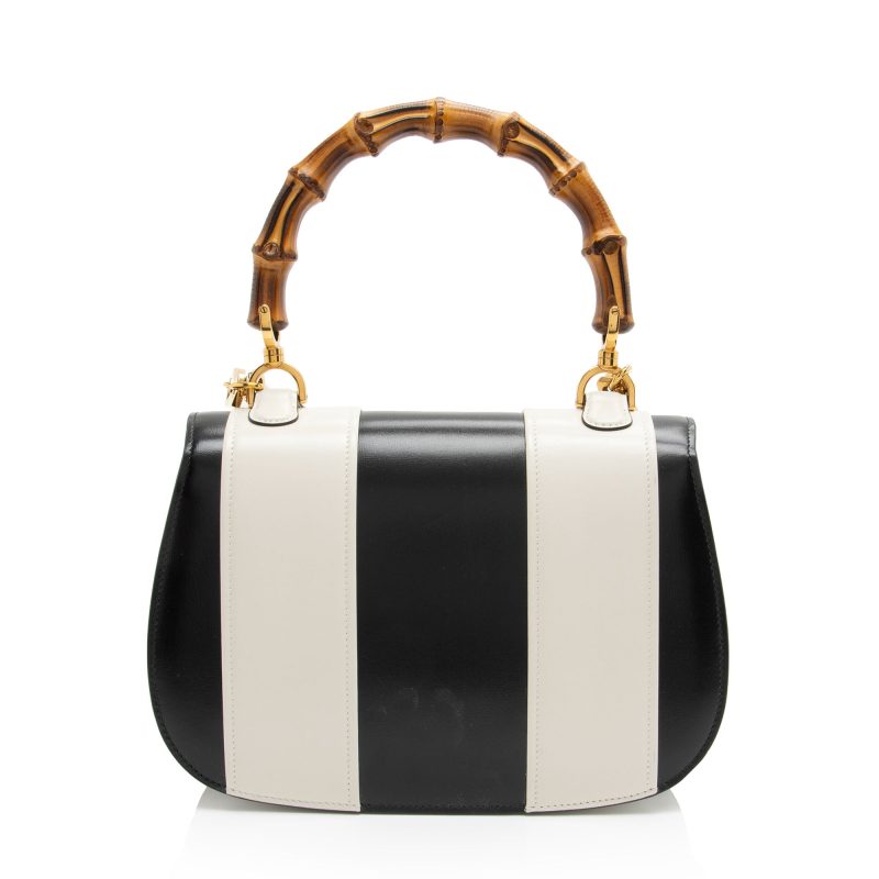 Gucci Leather Bamboo 1947 Medium Top Handle (SHF-J7ooKd) - Barde - Image 3