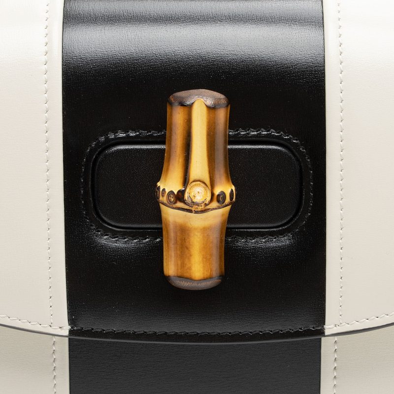 Gucci Leather Bamboo 1947 Medium Top Handle (SHF-J7ooKd) - Barde - Image 10