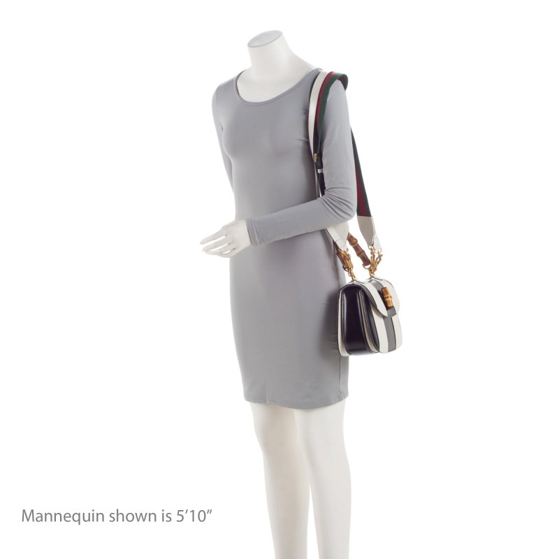Gucci Leather Bamboo 1947 Medium Top Handle (SHF-J7ooKd) - Barde - Image 5
