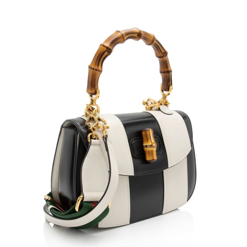 Gucci Leather Bamboo 1947 Medium Top Handle (SHF-J7ooKd) - Barde - Image 2