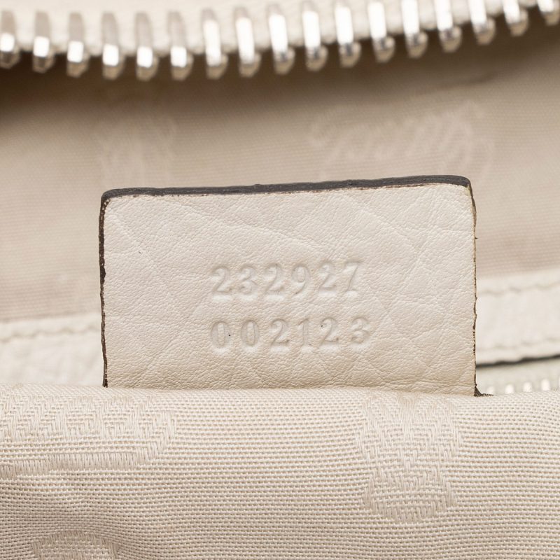 Gucci Leather Bamboo Bar Large Tote (SHF-e0XTfM) - Barde - Image 6