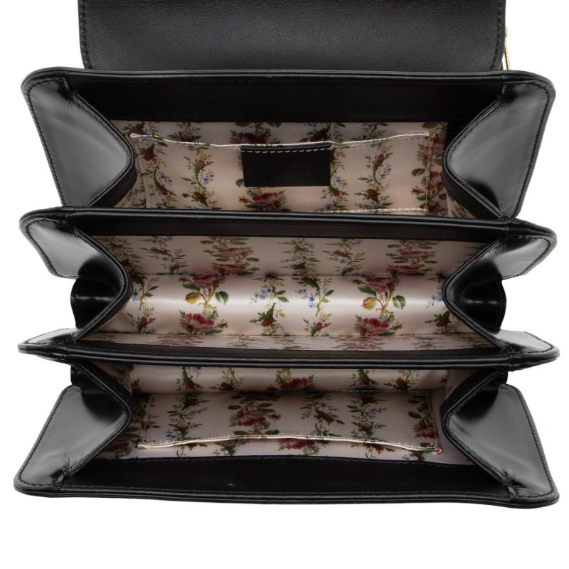 Gucci Leather Bamboo Thiara Small Top Handle (SHF-yZDyFo) - Barde - Image 7