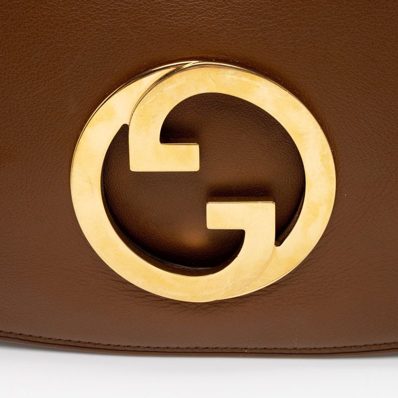 Gucci Leather Blondie Medium Shoulder Bag (SHF-5MZJz2) - Barde - Image 9