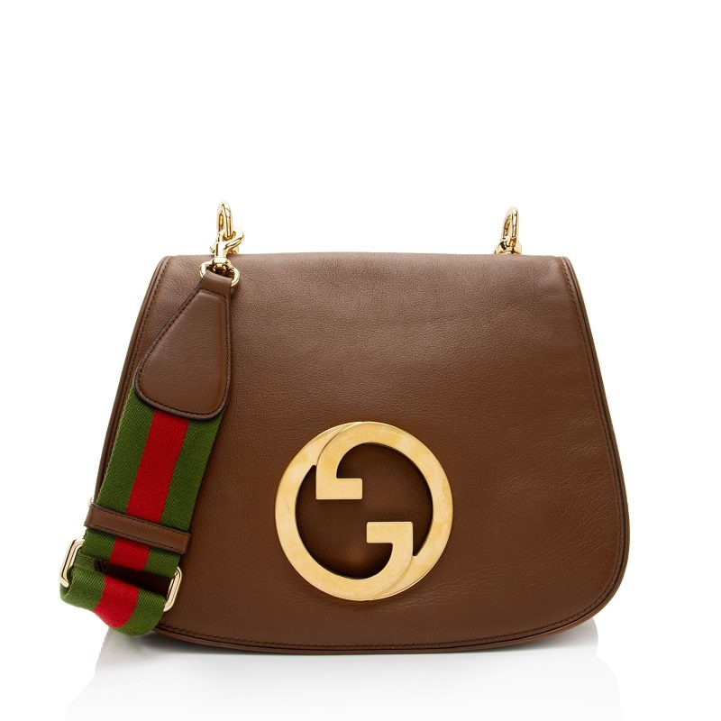 Gucci Leather Blondie Medium Shoulder Bag (SHF-5MZJz2) - Barde