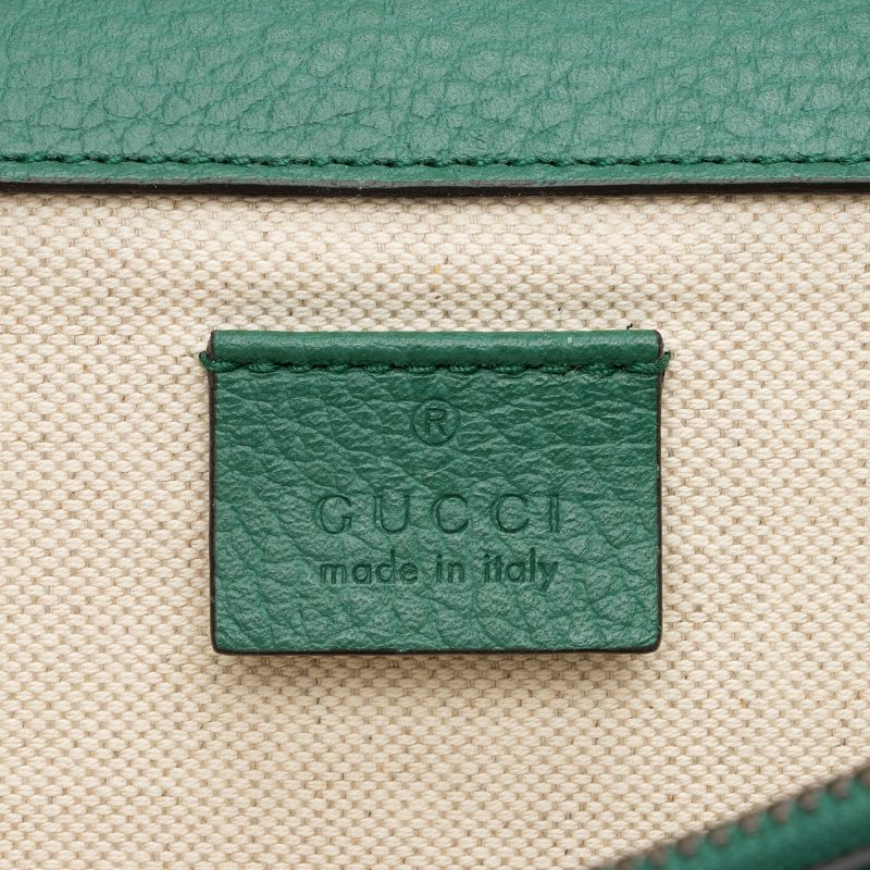 Gucci Leather Crystal Dionysus Small Shoulder Bag (SHF-0jMRJC) - Barde - Image 8