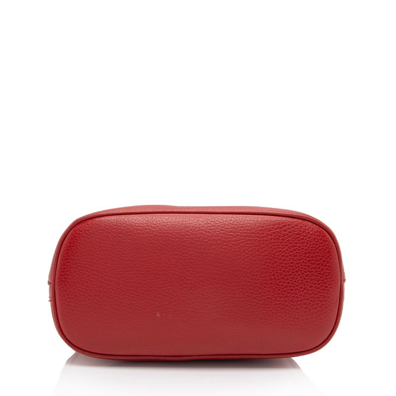 Gucci Leather GG Charm Dome Small Shoulder Bag (SHF-w5uJiZ) - Barde - Image 4