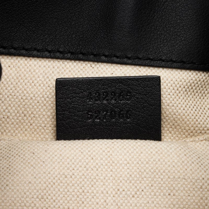 Gucci Leather GG Marmont Web Flap Chain Backpack (SHF-PyHHER) - Barde - Image 6
