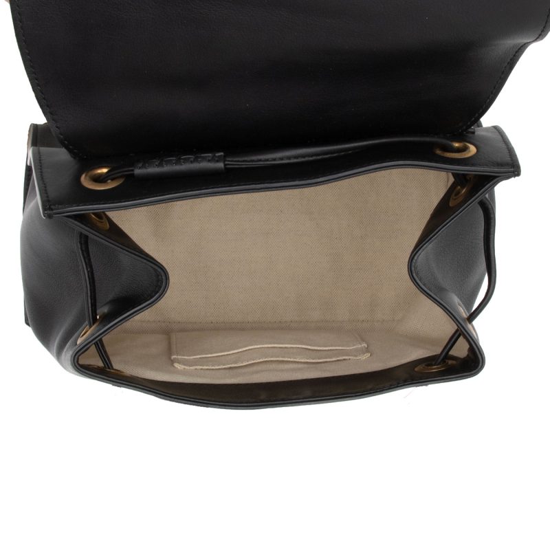 Gucci Leather GG Marmont Web Flap Chain Backpack (SHF-PyHHER) - Barde - Image 7