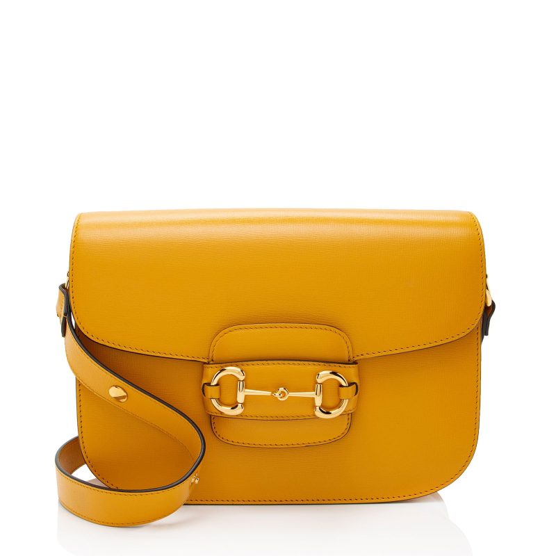 Gucci Calfskin Horsebit 1955 Shoulder Bag (SHF-CfrGqE) - Barde