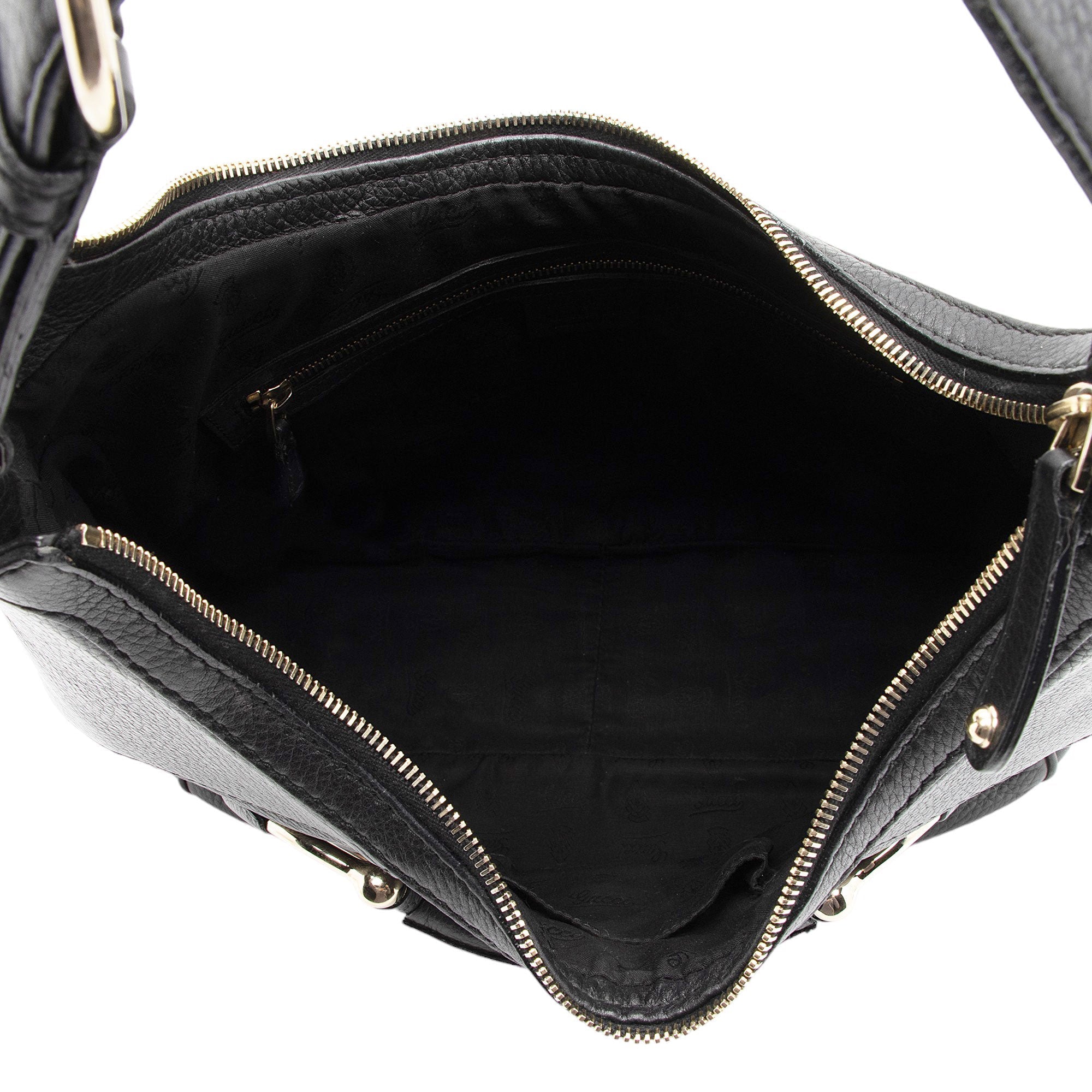 Gucci Leather Web Heritage Horsebit Large Hobo (SHF-yRvuke) - Barde - Image 7