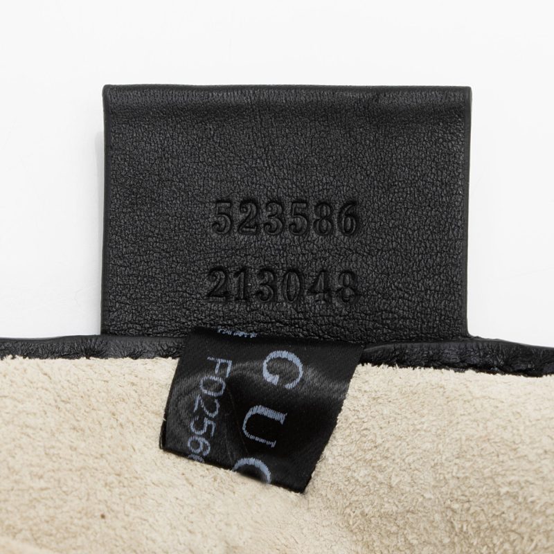 Gucci Leather Logo Drawstring Backpack (SHF-8PDv2U) - Barde - Image 6