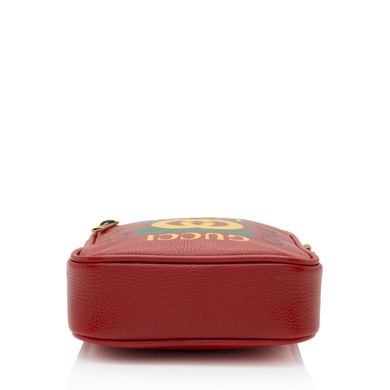 Gucci Leather Logo Messenger (SHF-pLuM4p) - Barde - Image 4