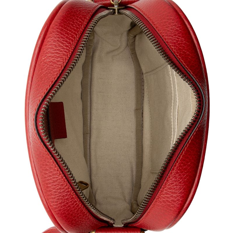 Gucci Leather Logo Messenger (SHF-pLuM4p) - Barde - Image 7