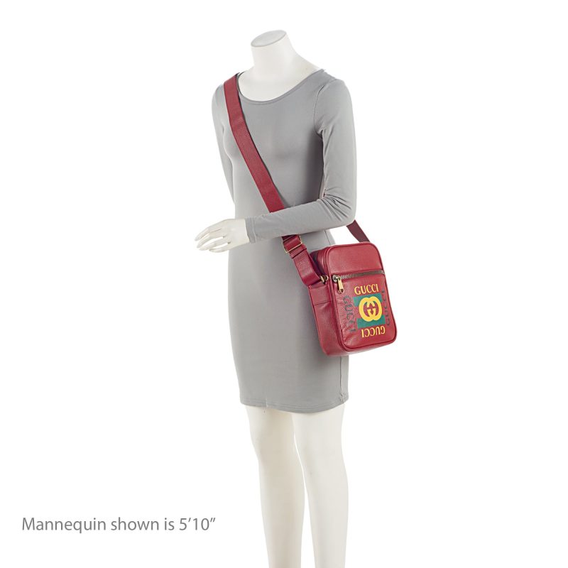 Gucci Leather Logo Messenger (SHF-pLuM4p) - Barde - Image 5